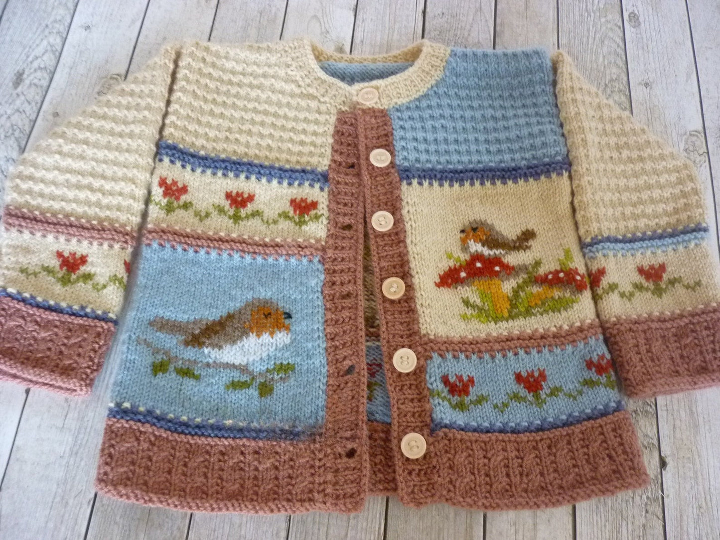 Cardigan Robin Knitting Pattern