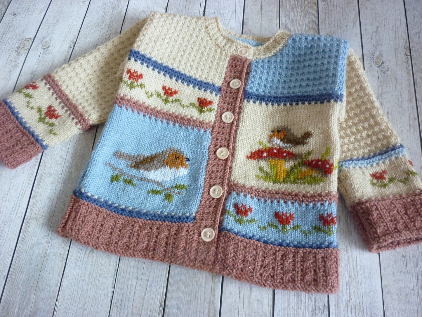 Cardigan Robin Knitting Pattern