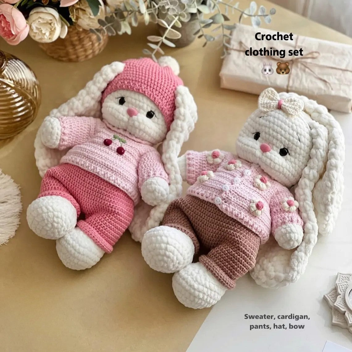 Candy Clothes Set Crochet Pattern