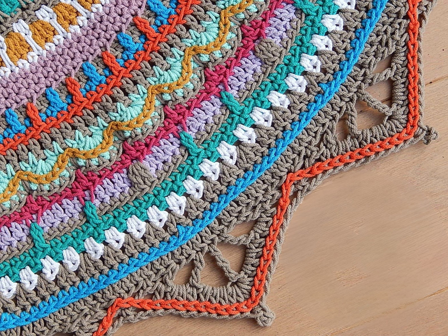 Boho Rug Crochet pattern
