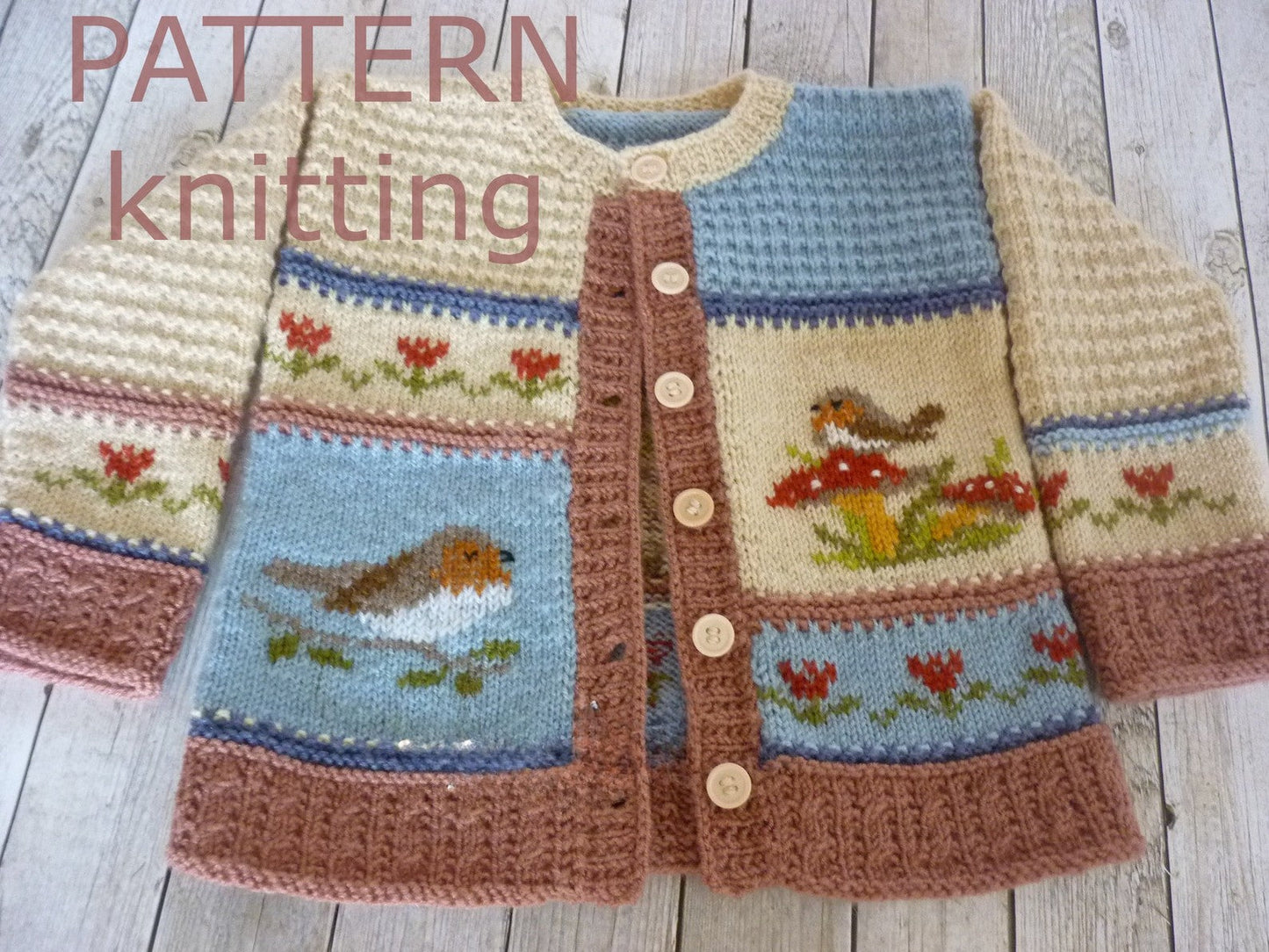 Cardigan Robin Knitting Pattern