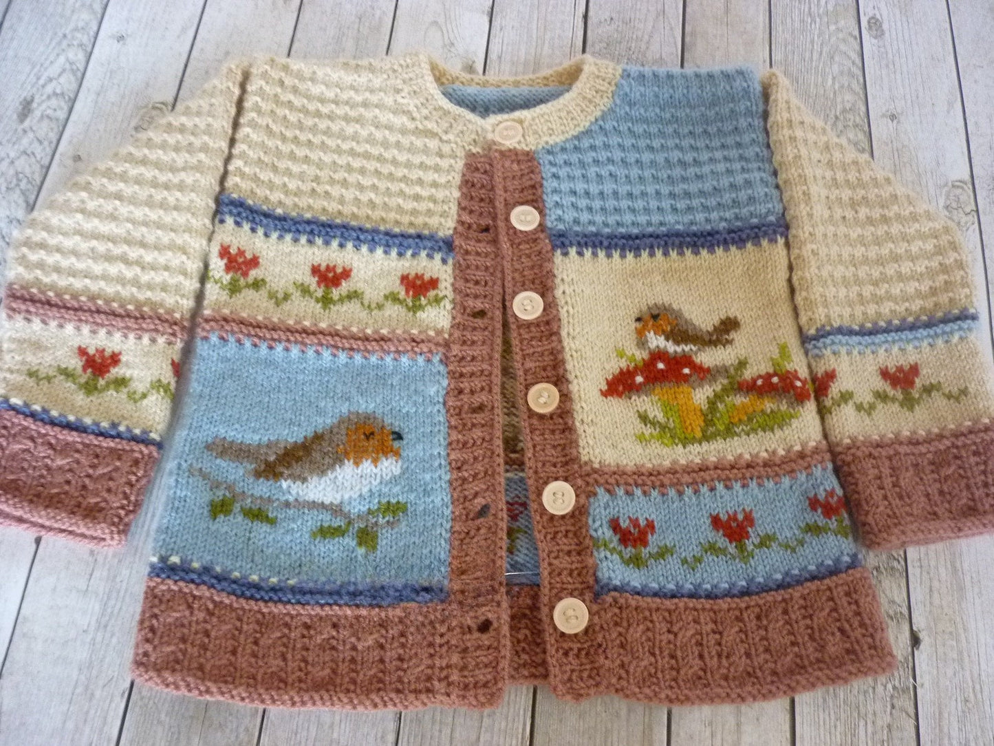 Cardigan Robin Knitting Pattern