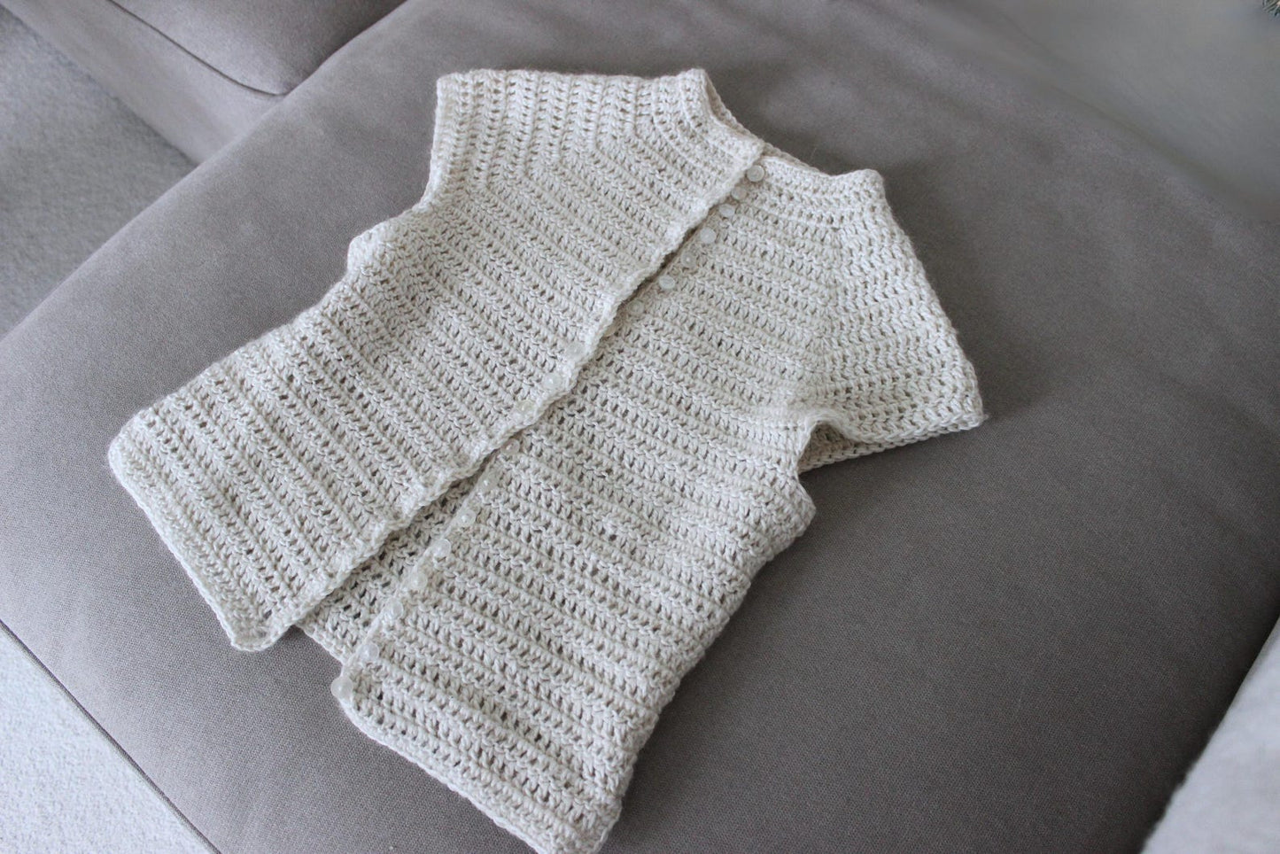 Button Up Top Crochet Pattern
