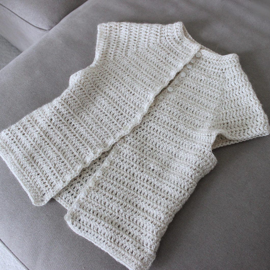 Button Up Top Crochet Pattern