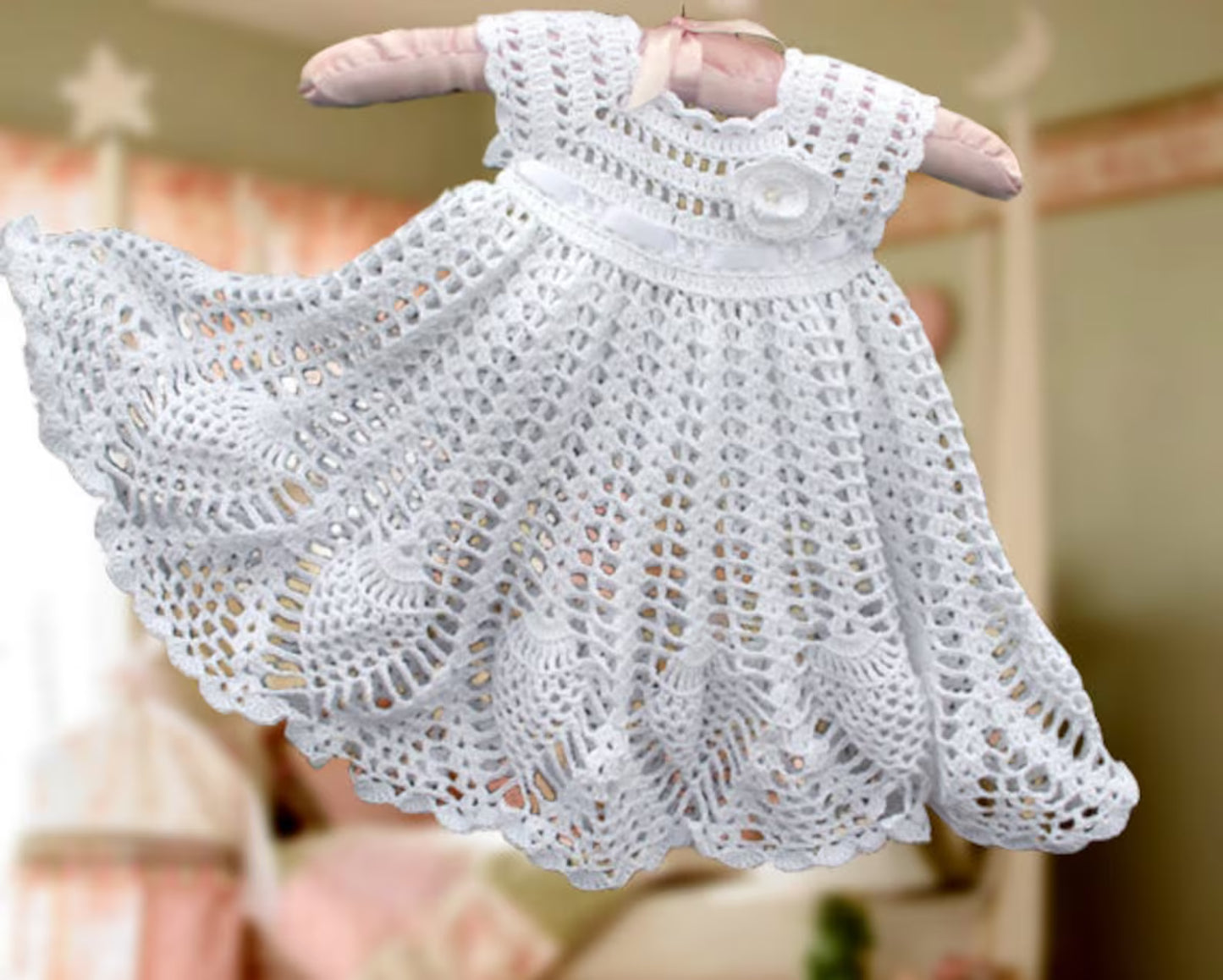 Annie Baby Dress Crochet Pattern