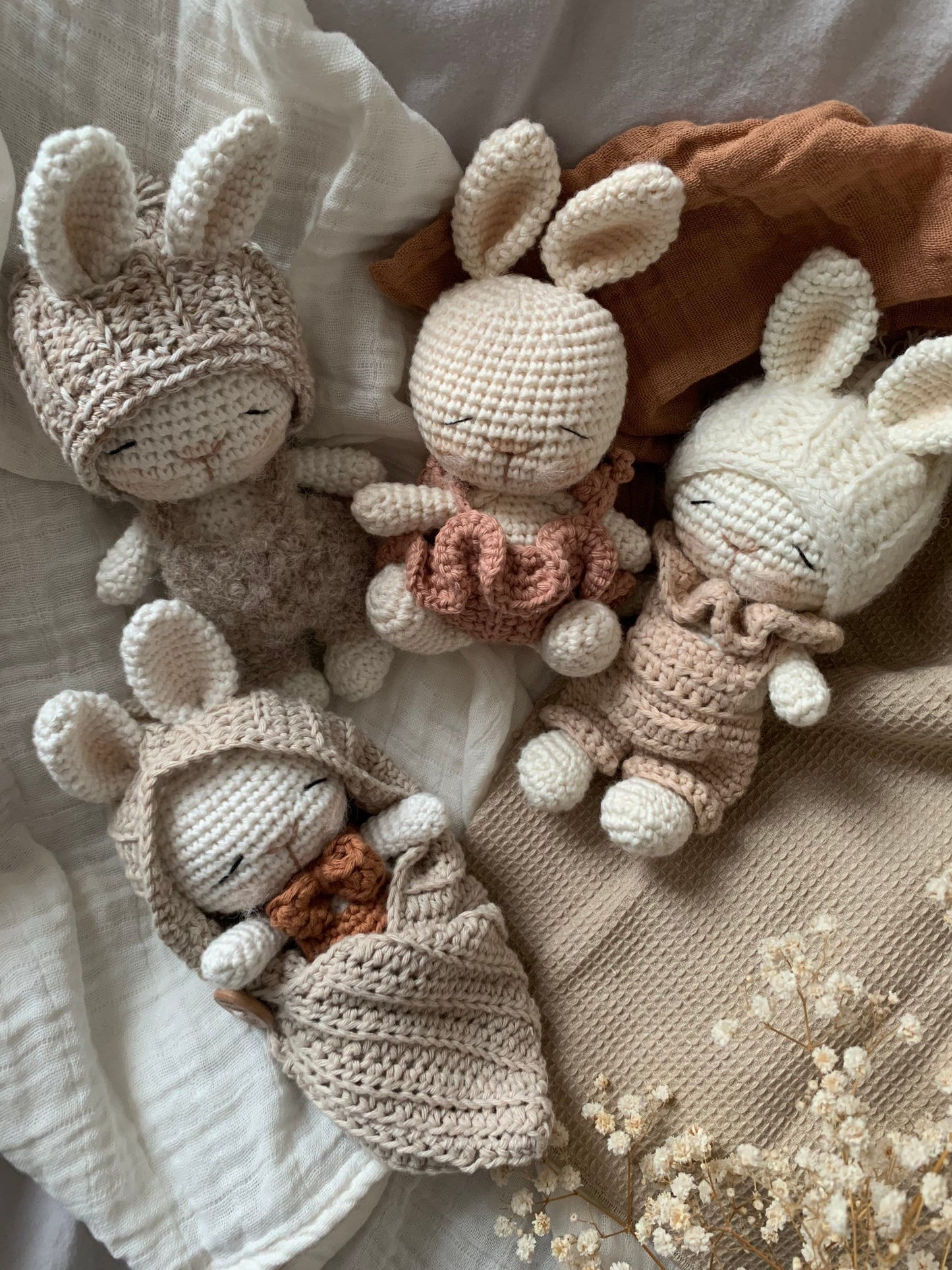 Baby Cake Bunny Crochet Pattern