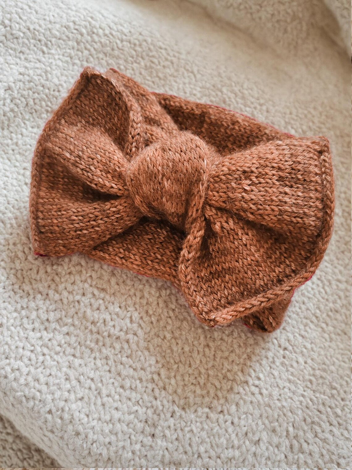 Baby Bow Headband Knitting Pattern