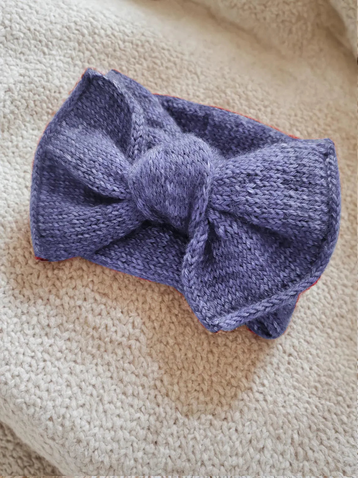Baby Bow Headband Knitting Pattern