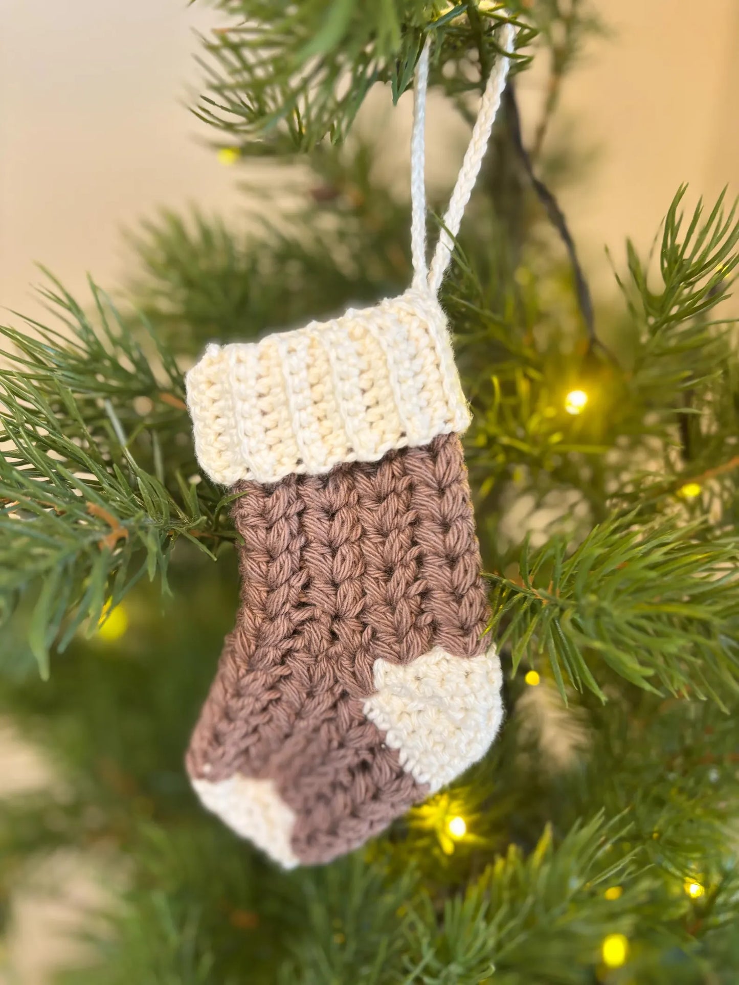 Joy Mini Stocking Crochet Pattern