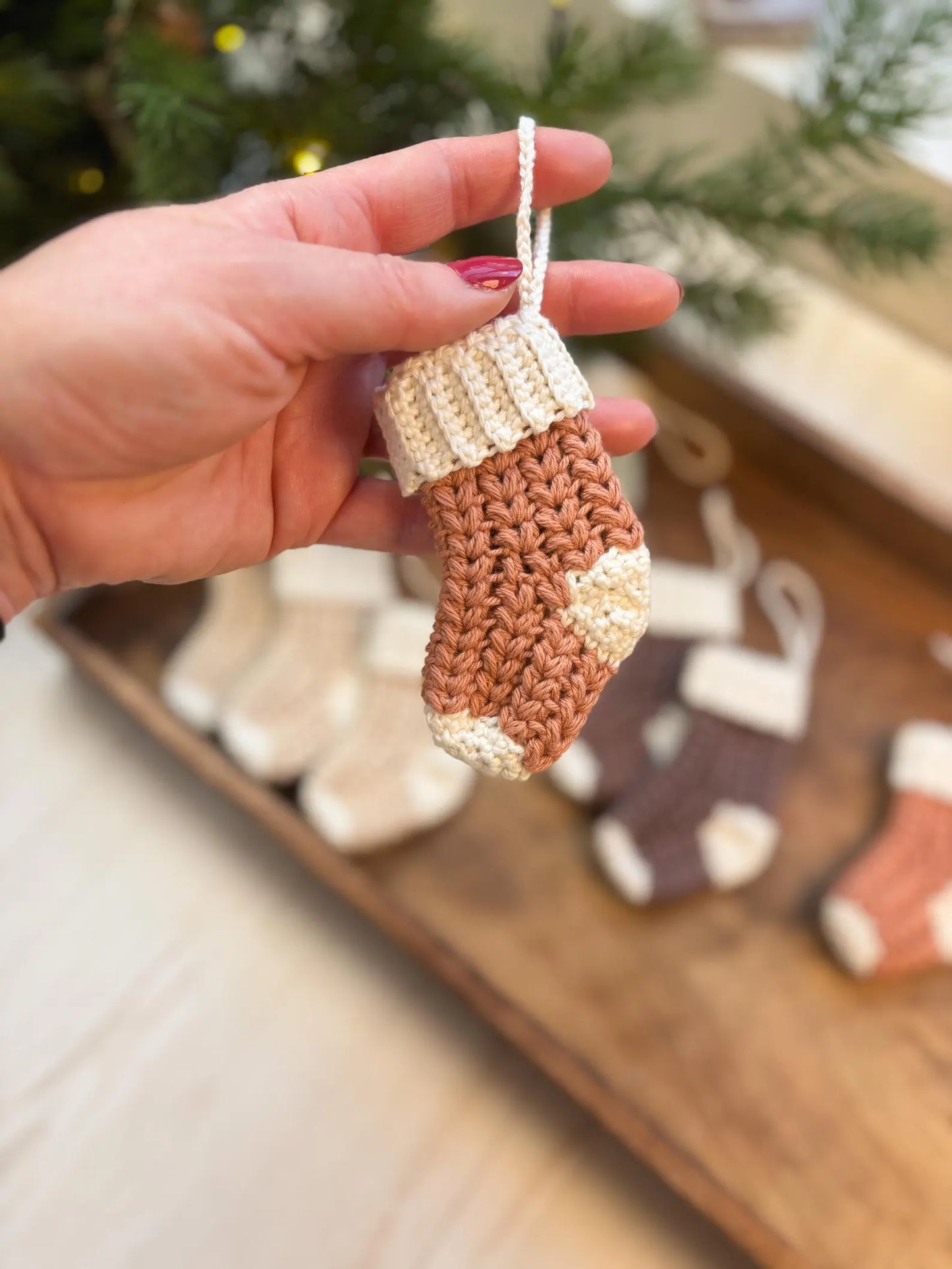 Joy Mini Stocking Crochet Pattern