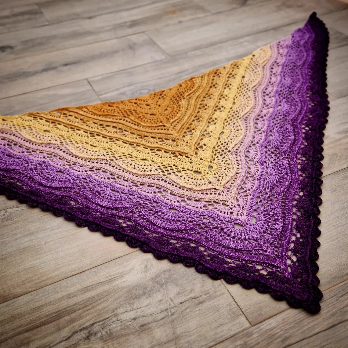 DarjeelingTea Shawl Crochet Pattern