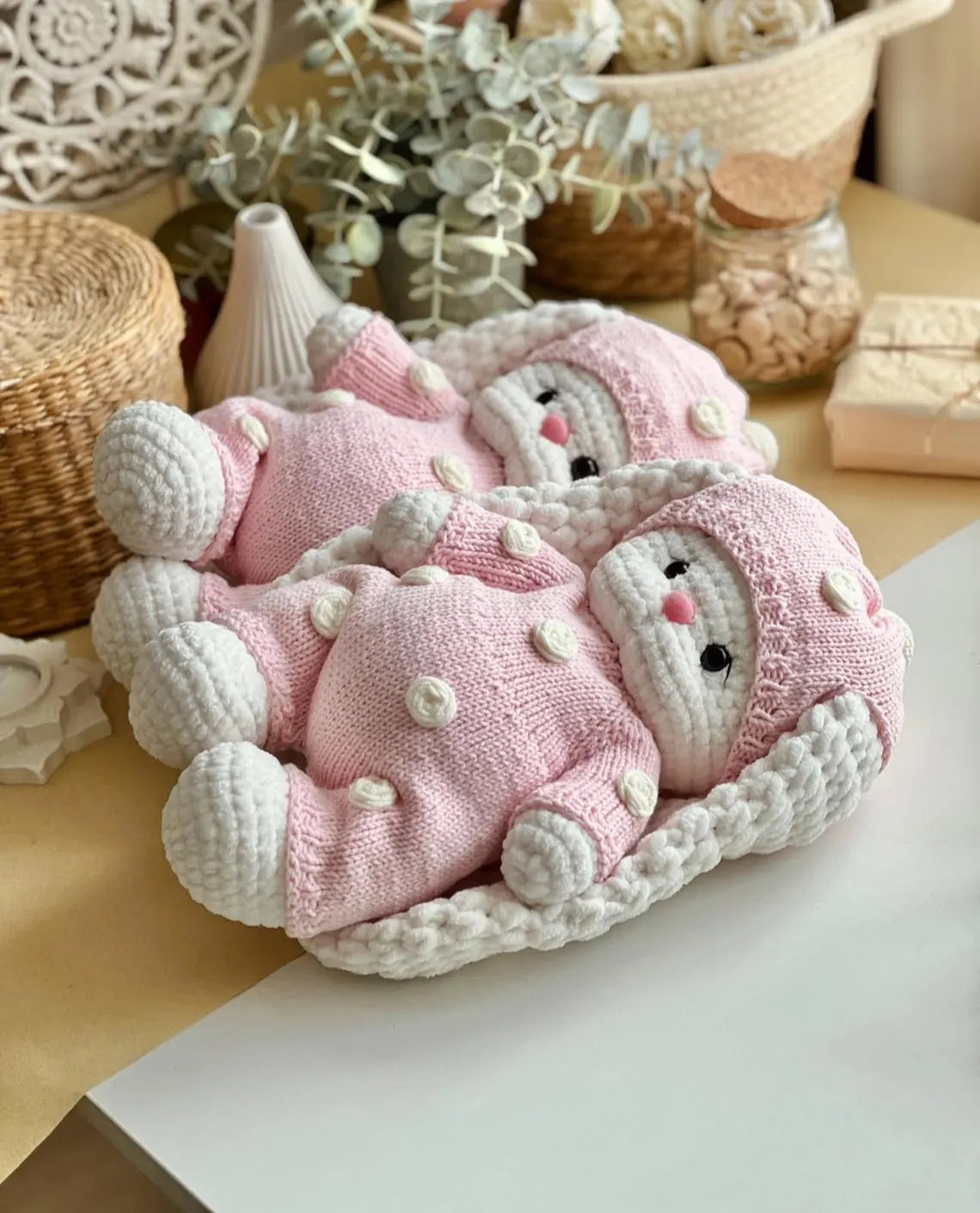 Candy Bunny Doll Clothes Knitting Pattern