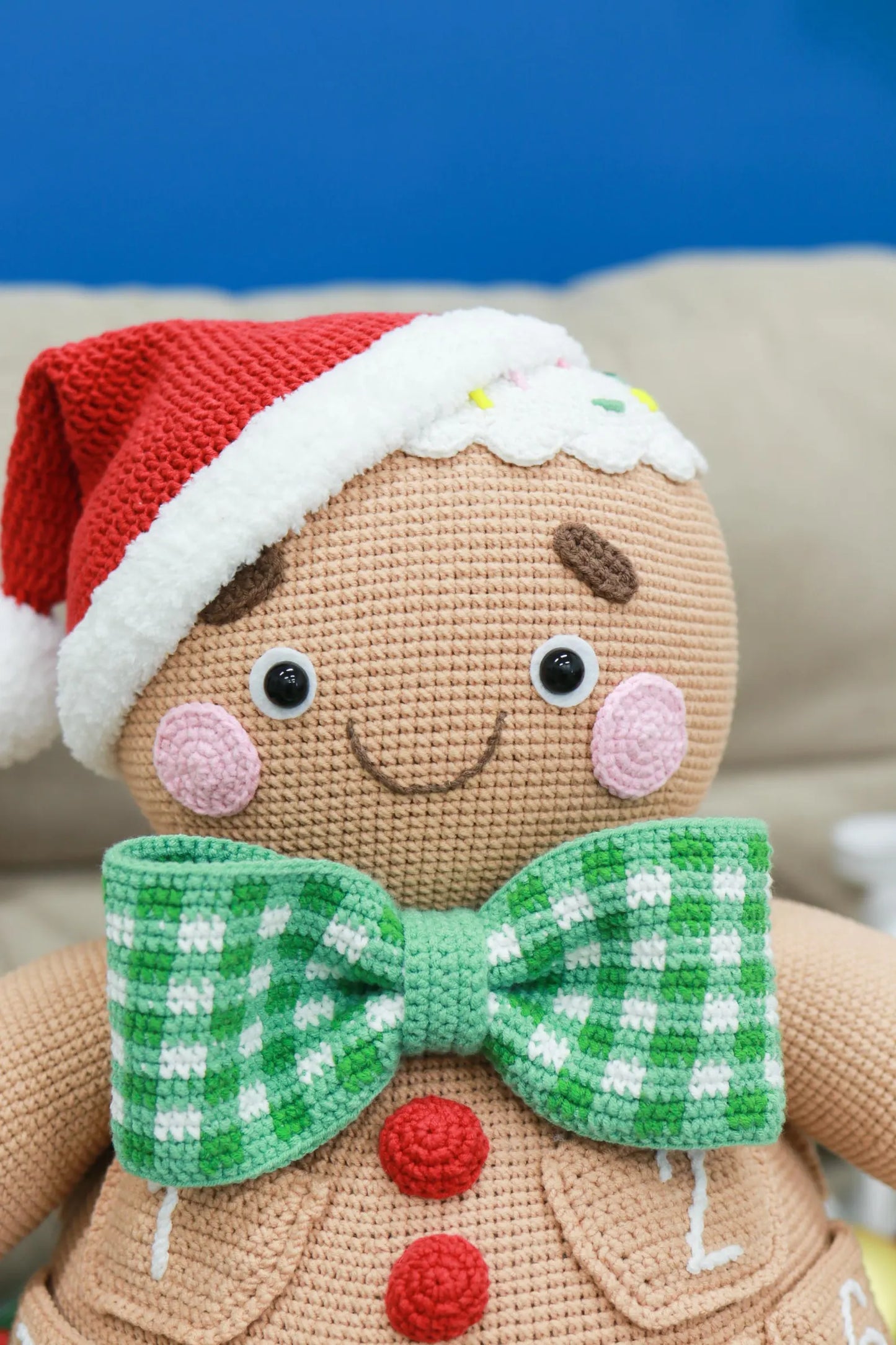 Gingerbread Man Advent Calendar Crochet Pattern