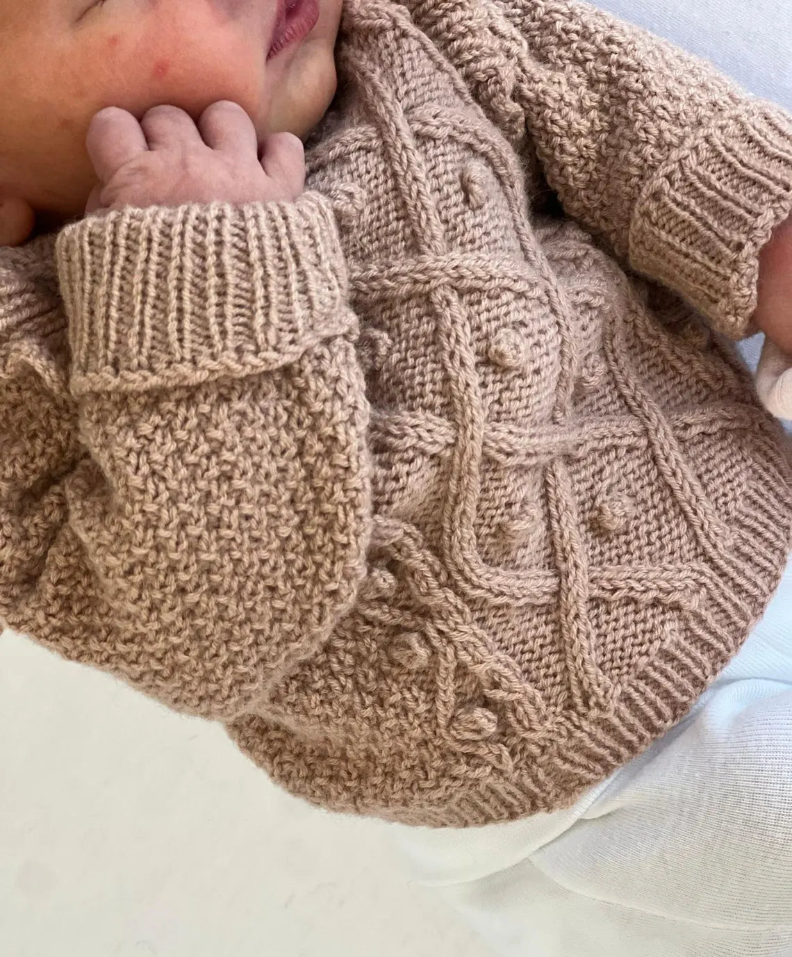 Lily Baby Girl Sweater Knitting Pattern