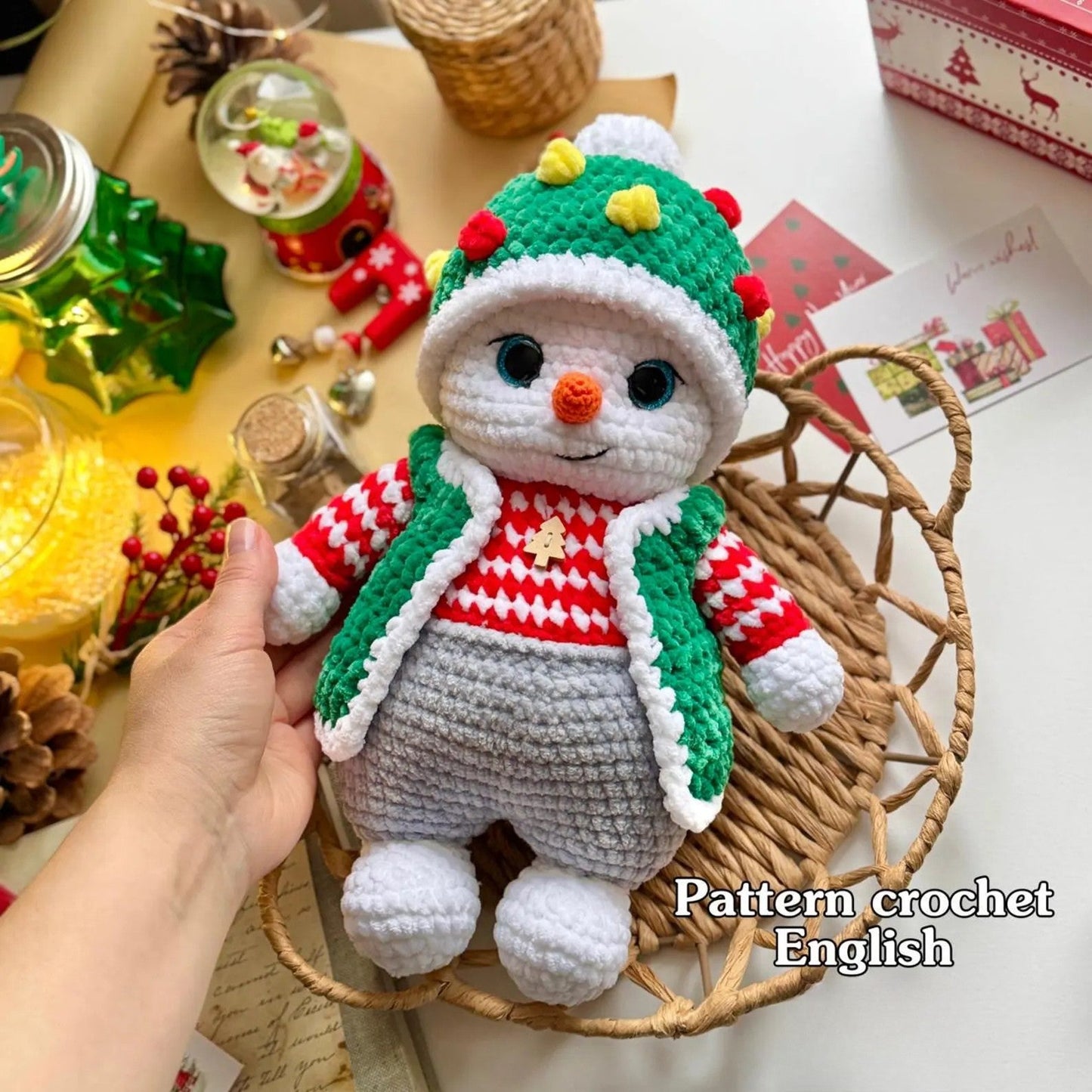 Snowman Crochet Pattern