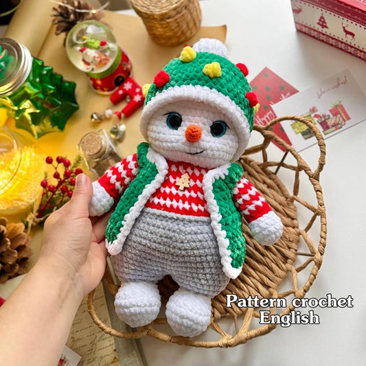 Snowman Crochet Pattern