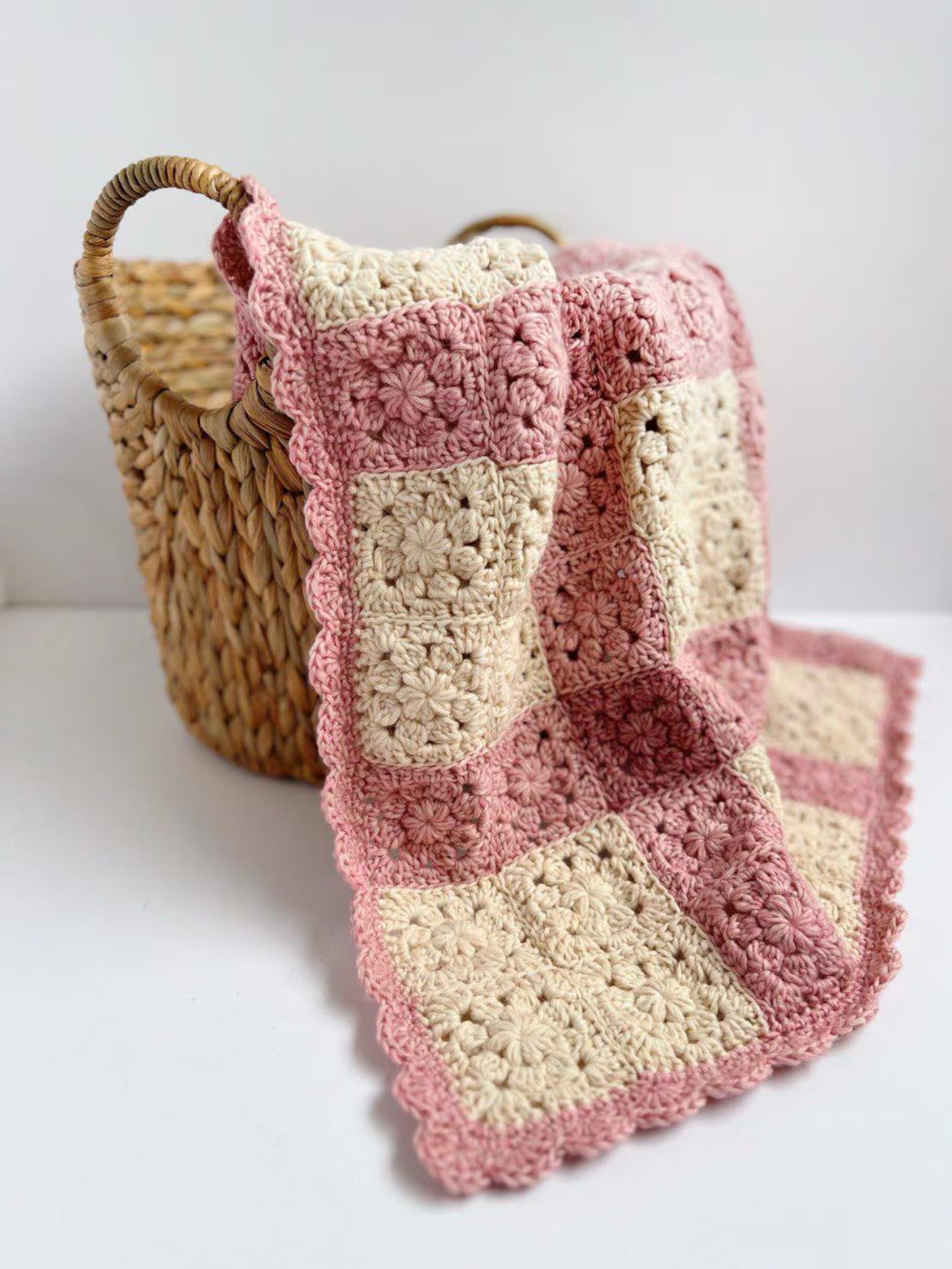 Heirloom Bloom Baby Blanket Crochet Pattern