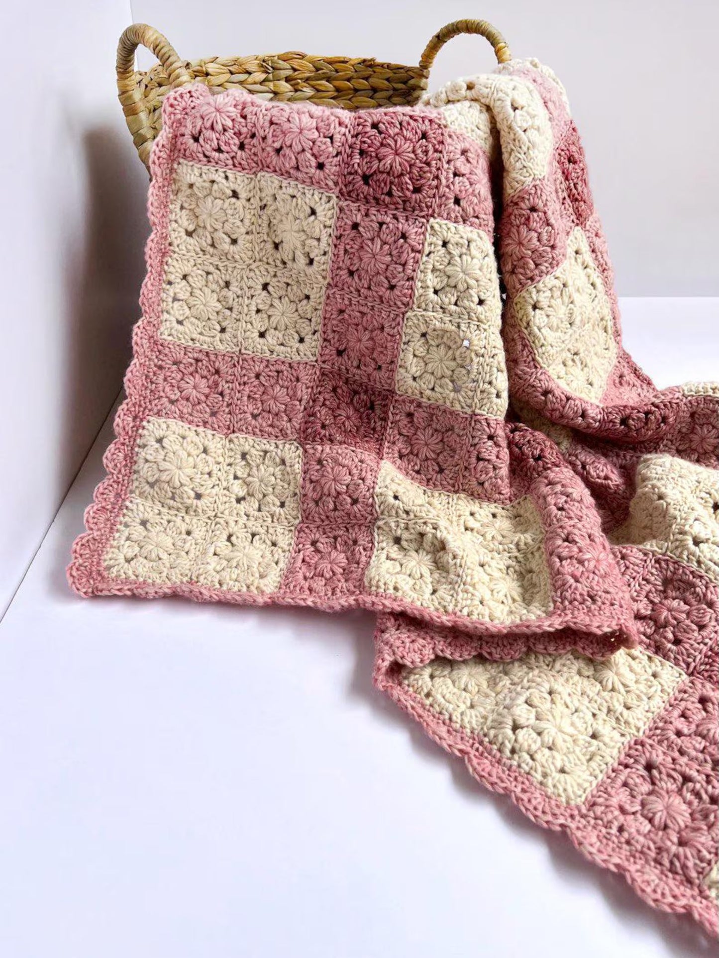 Heirloom Bloom Baby Blanket Crochet Pattern