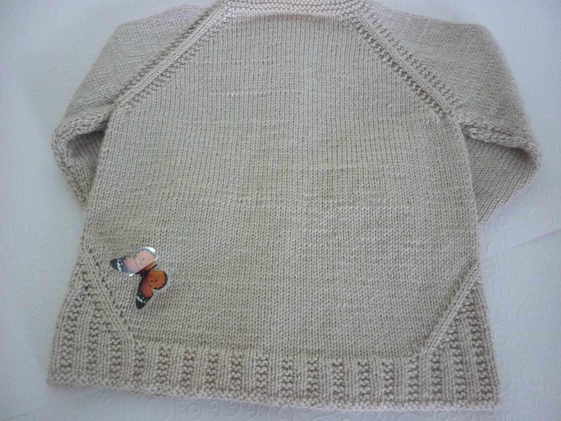 Whimsical Baby Cardigan Knitting Pattern