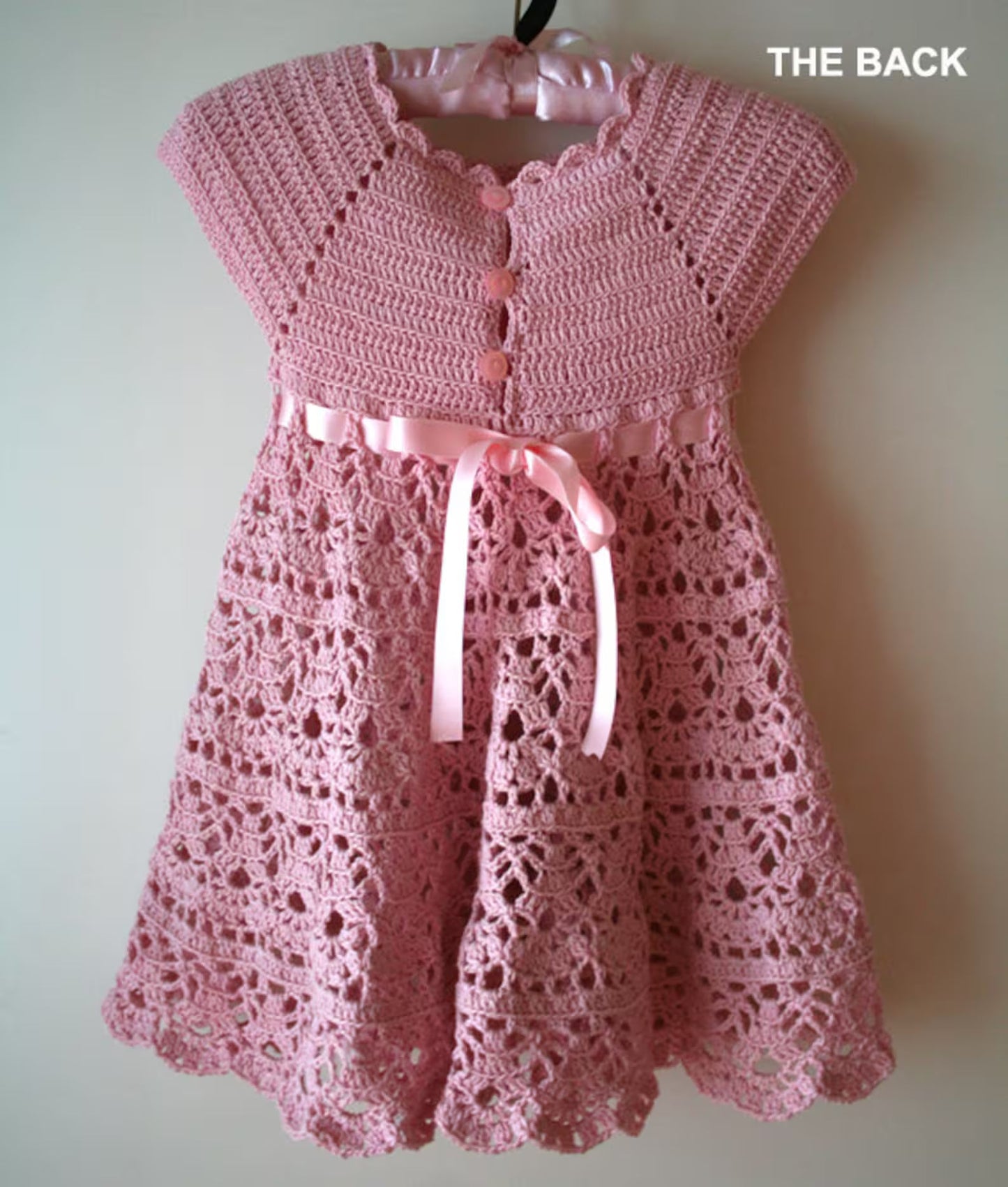 Pink Lace Dress Crochet Pattern