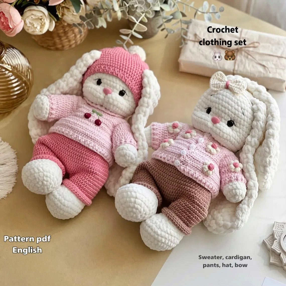 Candy Clothes Set Crochet Pattern