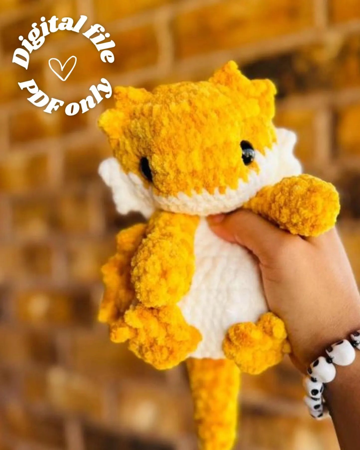 Pogon The Bearded Dragon Crochet Pattern