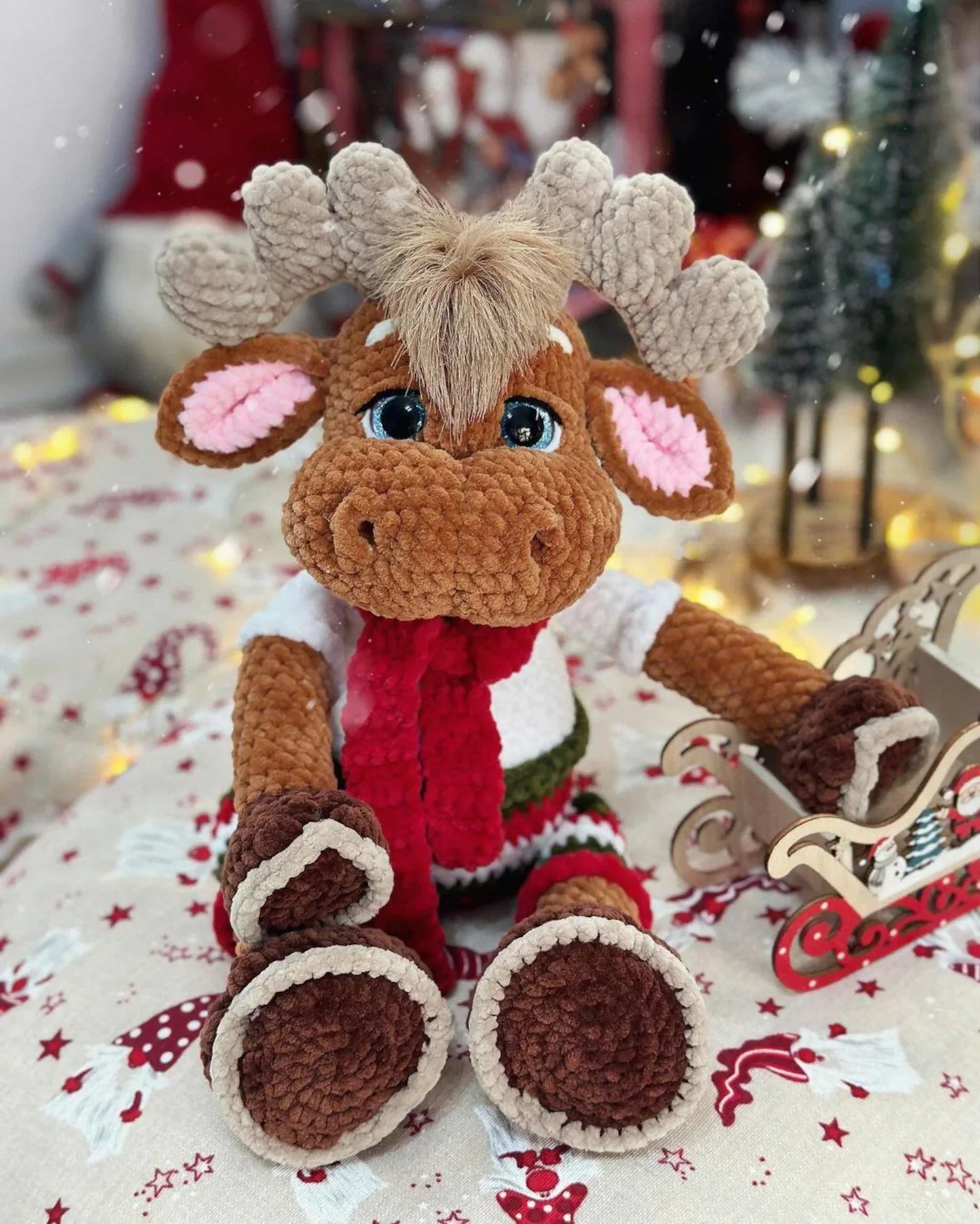 Reindeer Amigurumi Crochet Pattern