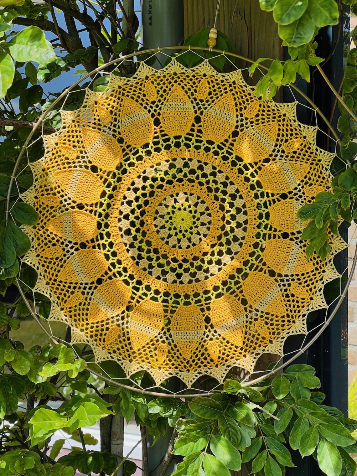 Sunshine Mandala Crochet Pattern