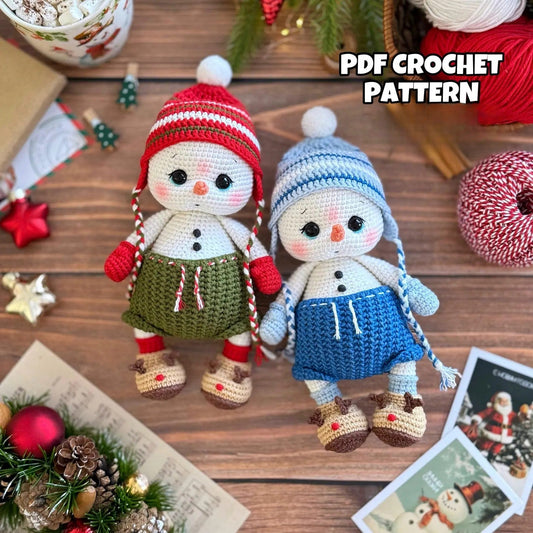 Sweet Snowman Crochet Pattern