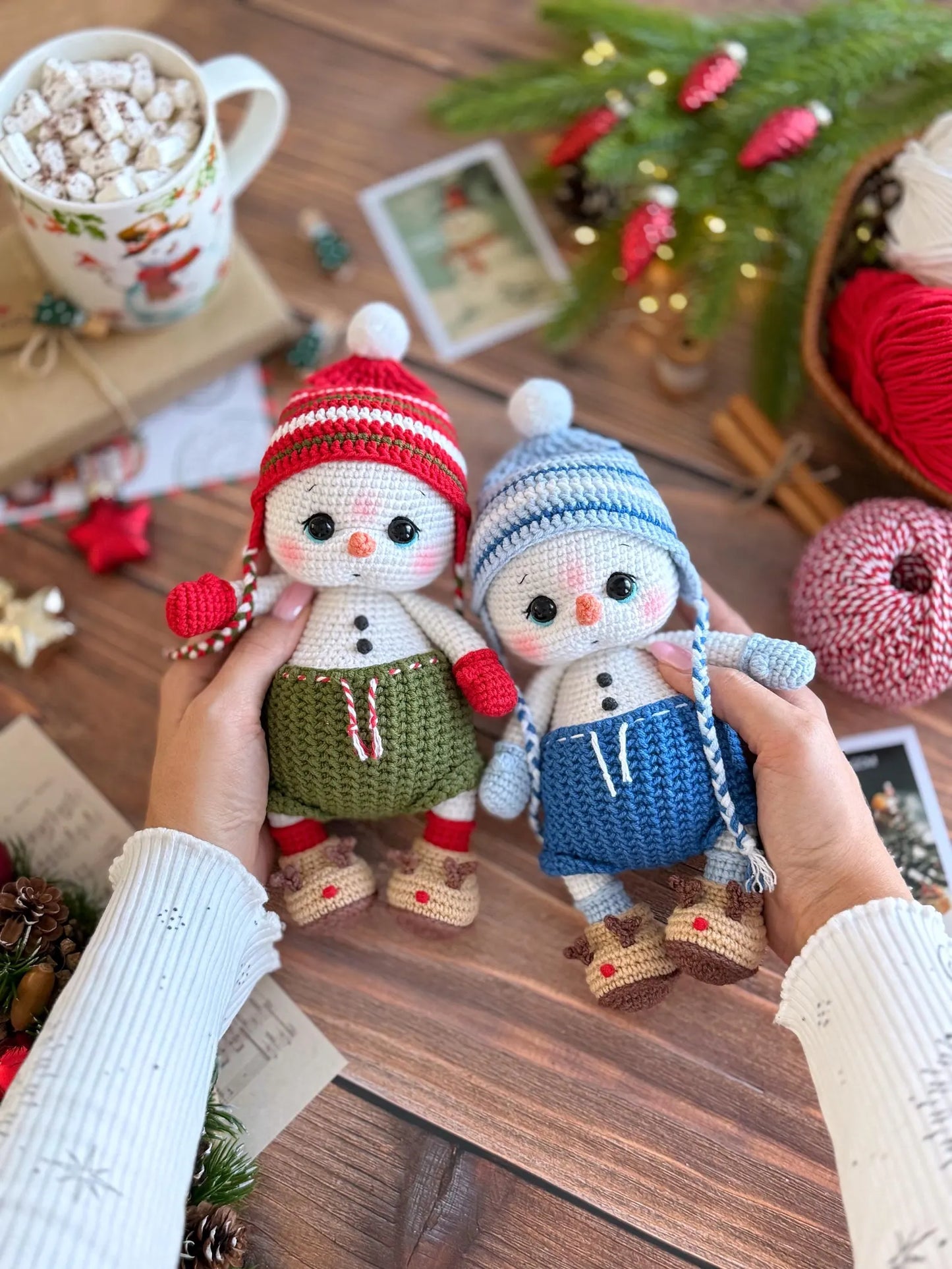 Sweet Snowman Crochet Pattern