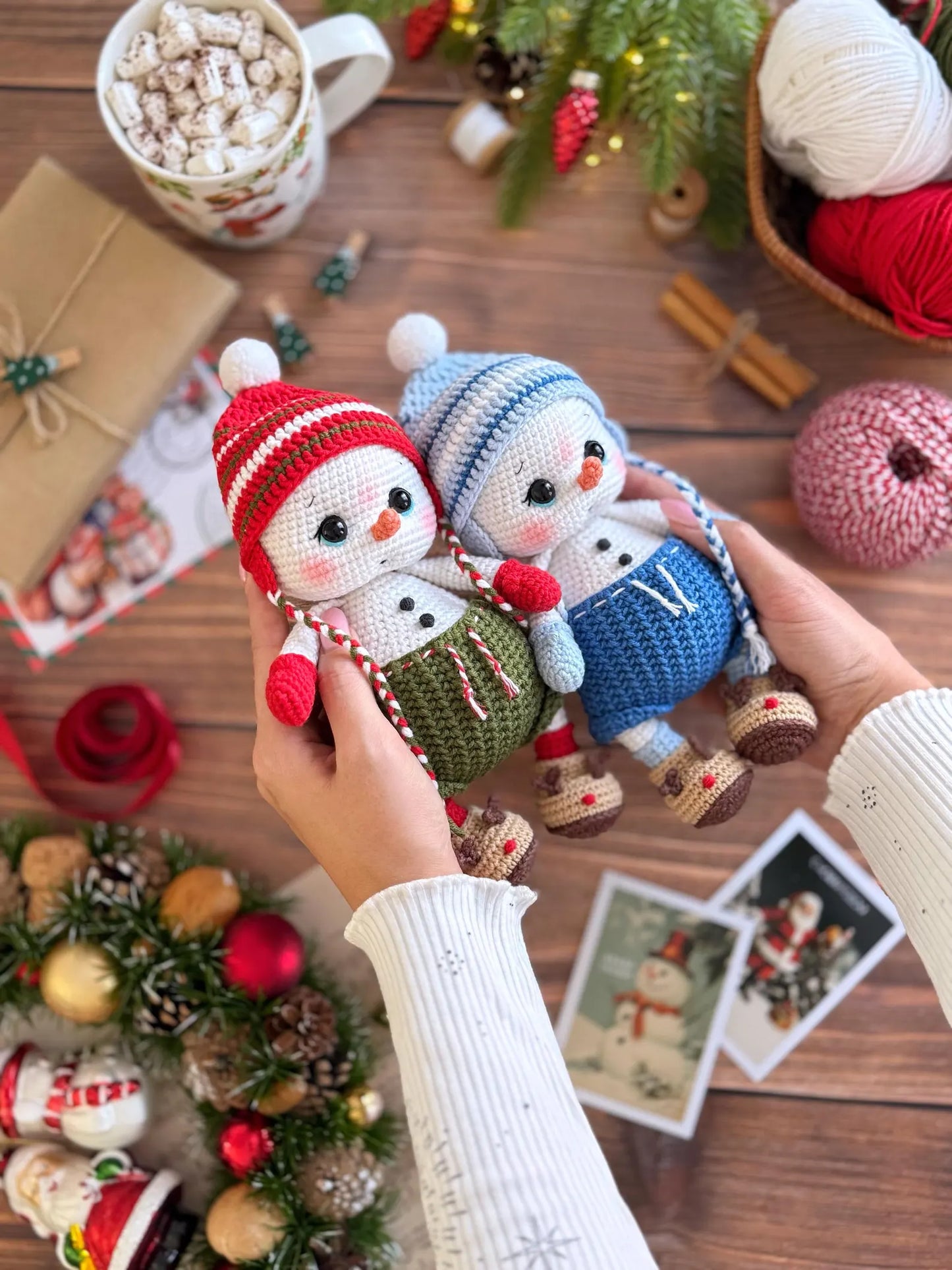 Sweet Snowman Crochet Pattern