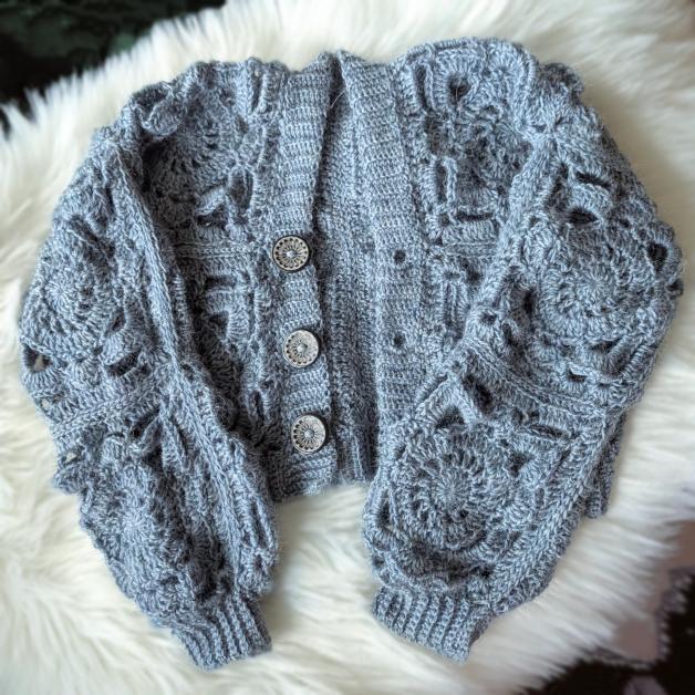 Teresa Granny Square Cardigan Crochet Pattern