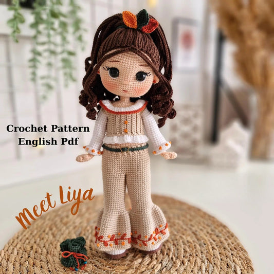 Liya Amigurumi Doll Crochet Pattern