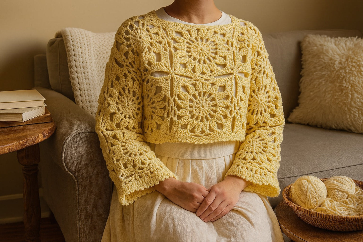 Gerbera Daisy Crochet Top Pattern
