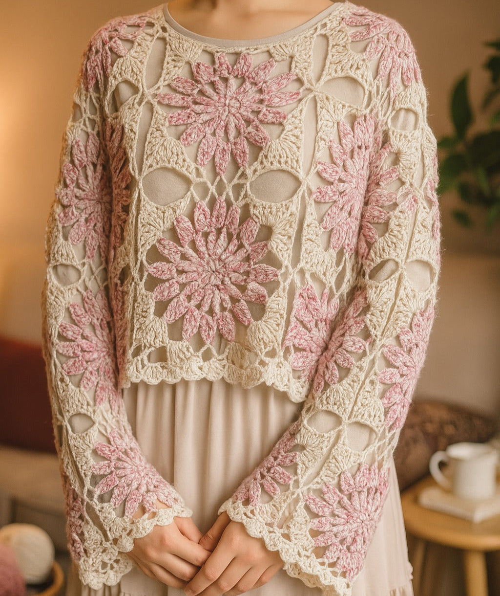 Gerbera Daisy Crochet Top Pattern