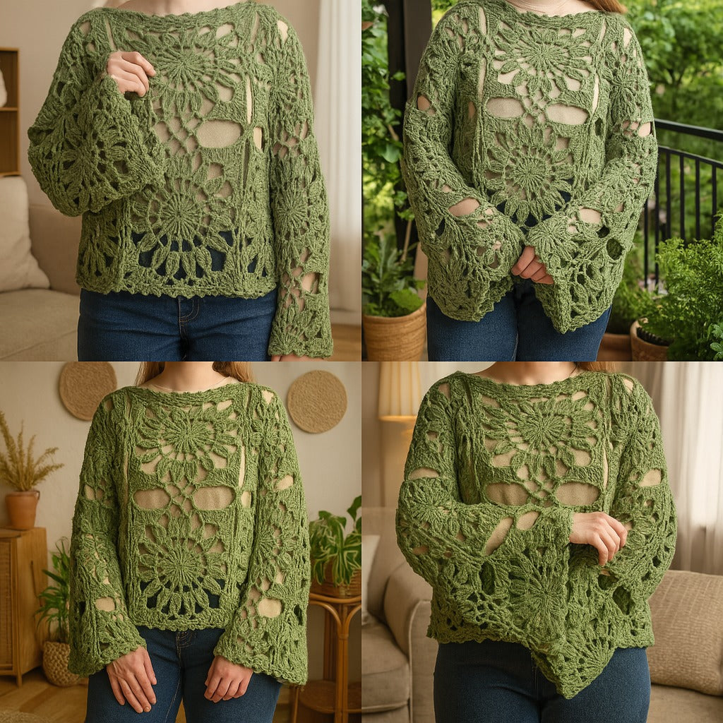 Gerbera Daisy Crochet Top Pattern
