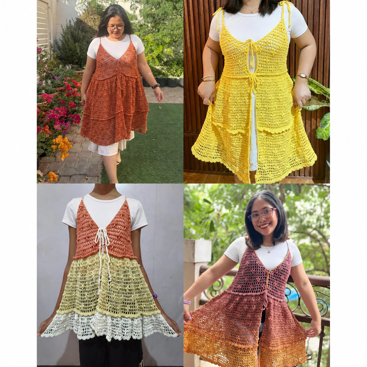 2 In 1 Layering Top/dress Crochet Pattern