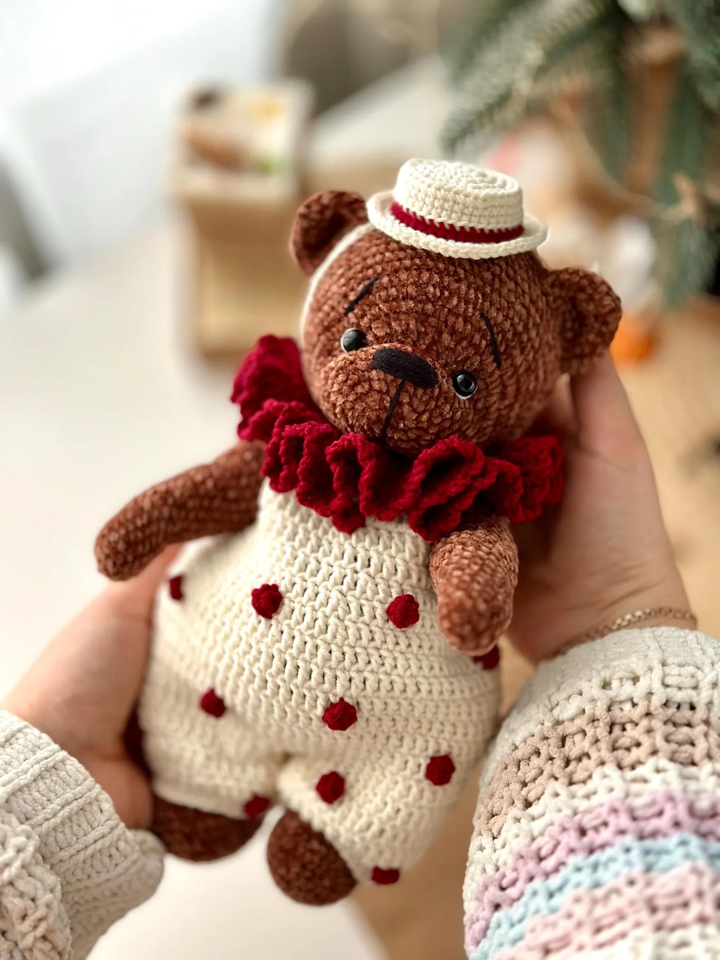 Berries Plush Bear Crochet Pattern