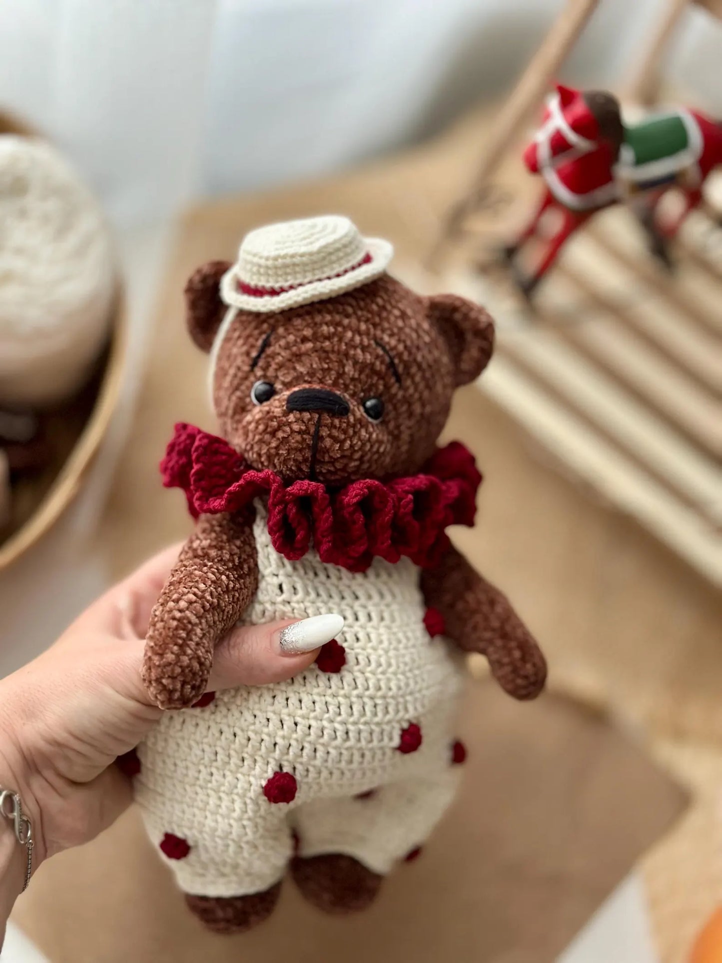 Berries Plush Bear Crochet Pattern