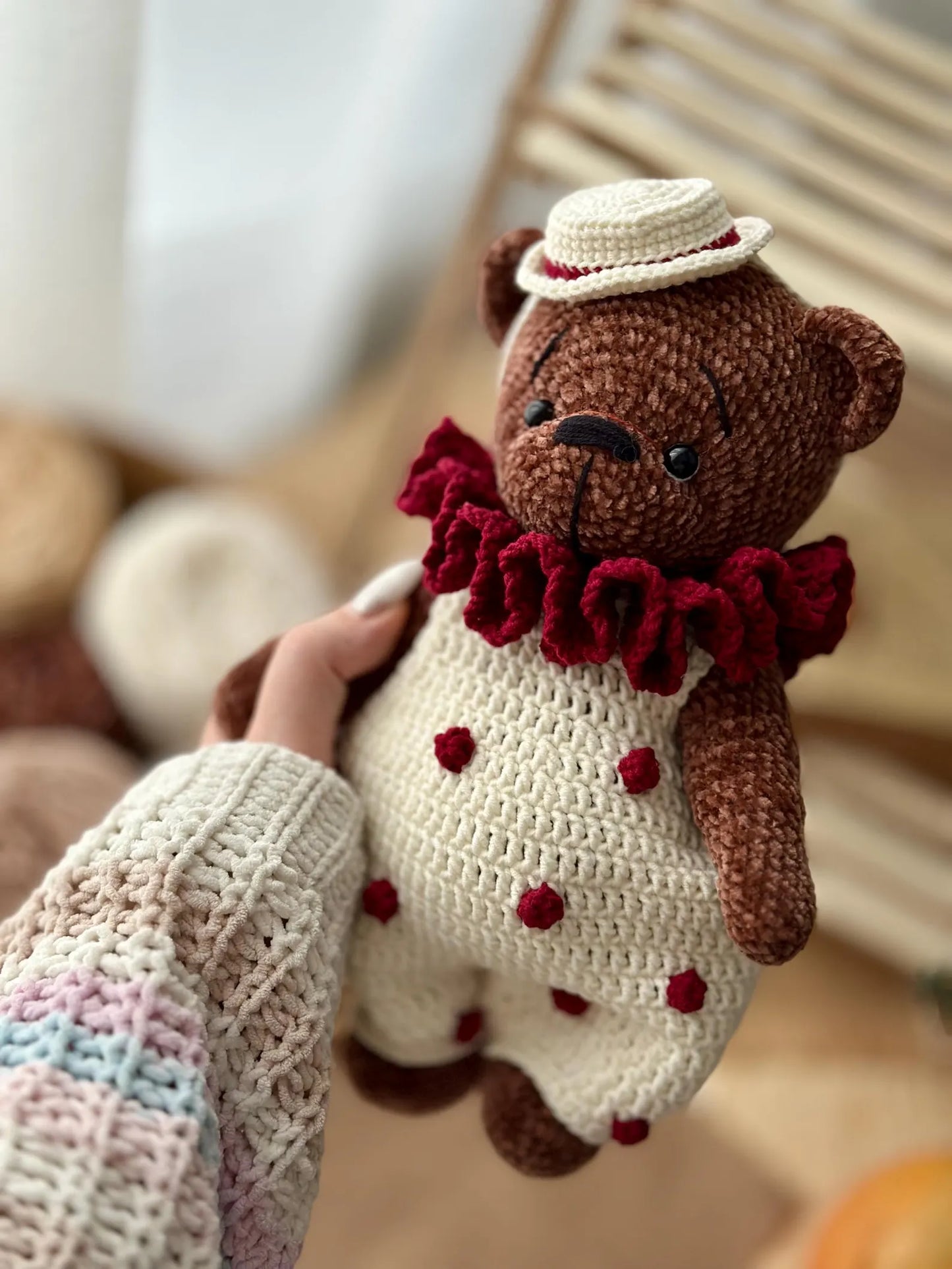 Berries Plush Bear Crochet Pattern