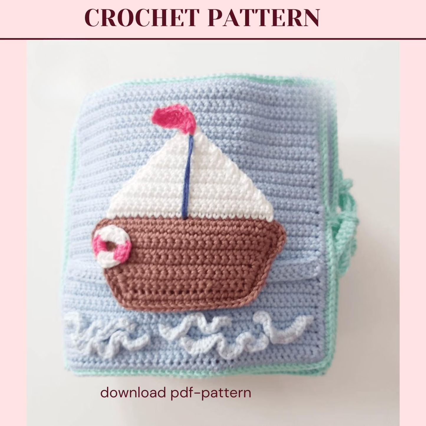 Busy Activity Sensory Book Crochet Pattern