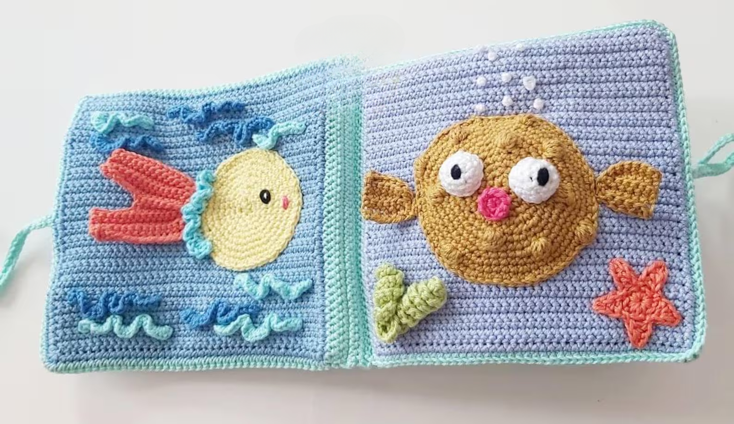 Busy Activity Sensory Book Crochet Pattern