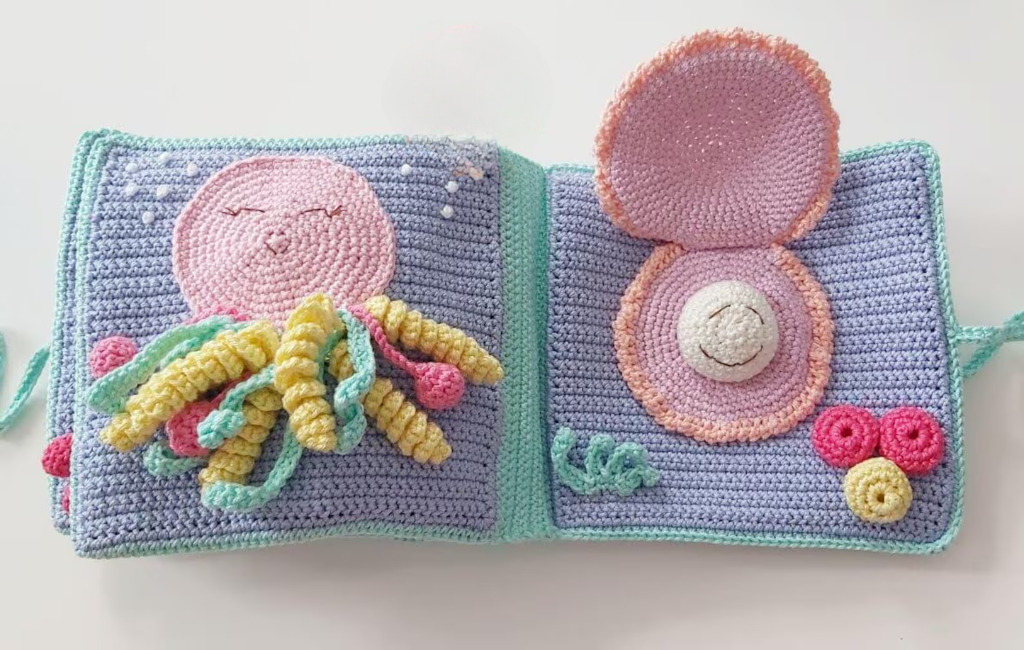 Busy Activity Sensory Book Crochet Pattern