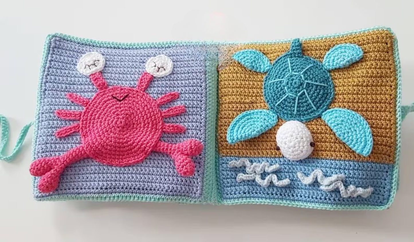 Busy Activity Sensory Book Crochet Pattern