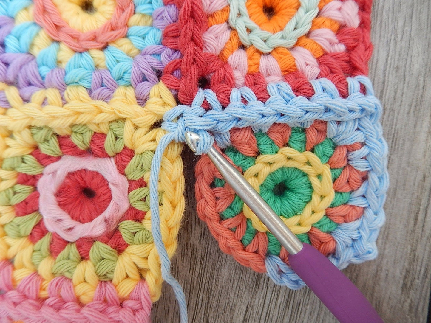 POTHOLDER SQUARES Crochet pattern