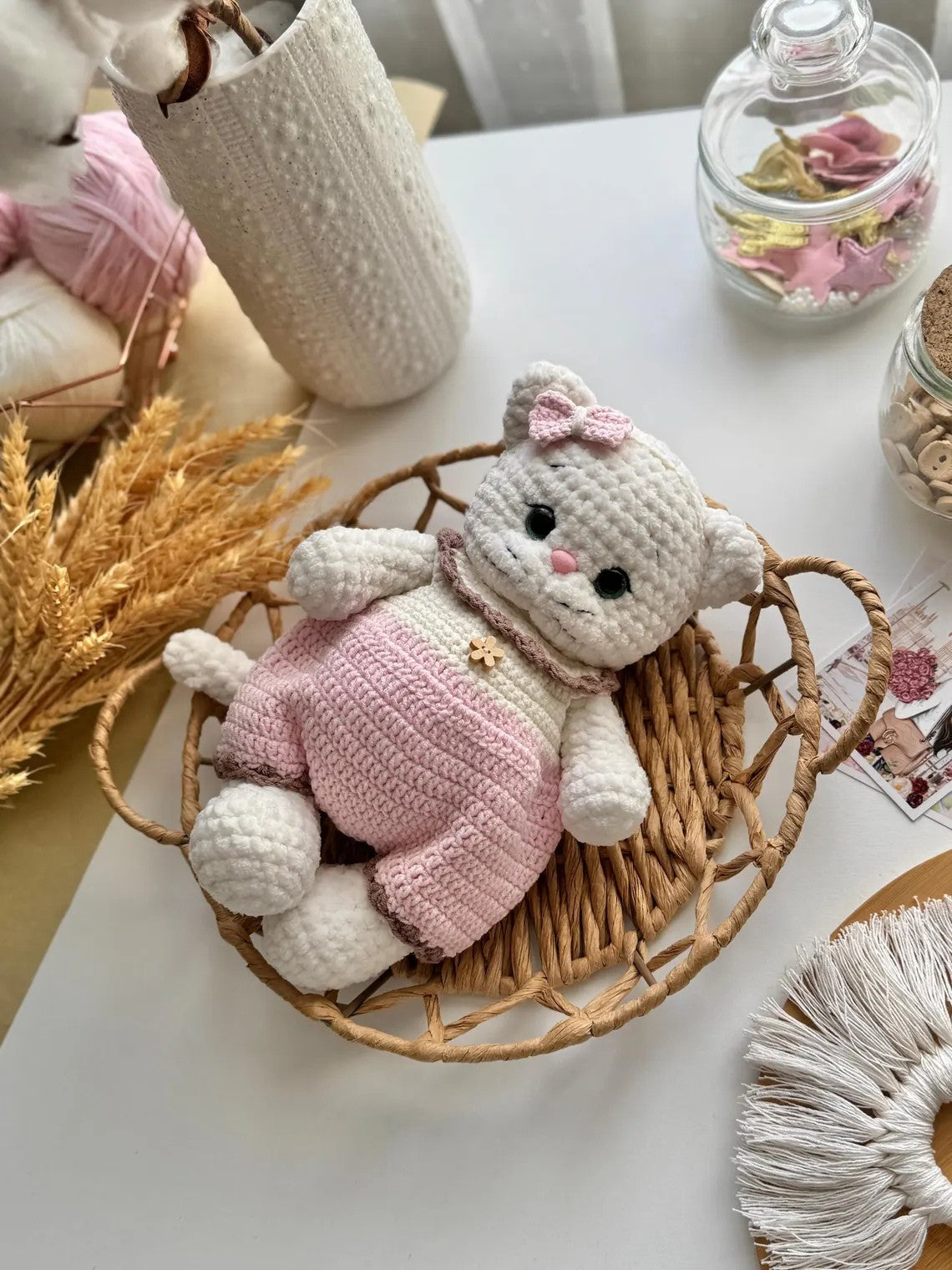Plush Bunny & Cat Crochet Pattern