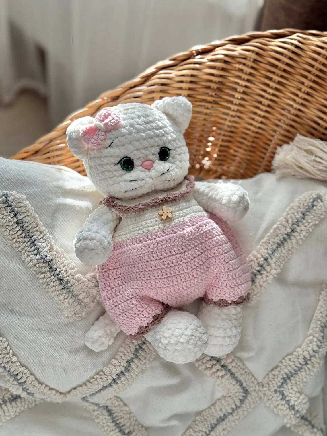 Plush Bunny & Cat Crochet Pattern