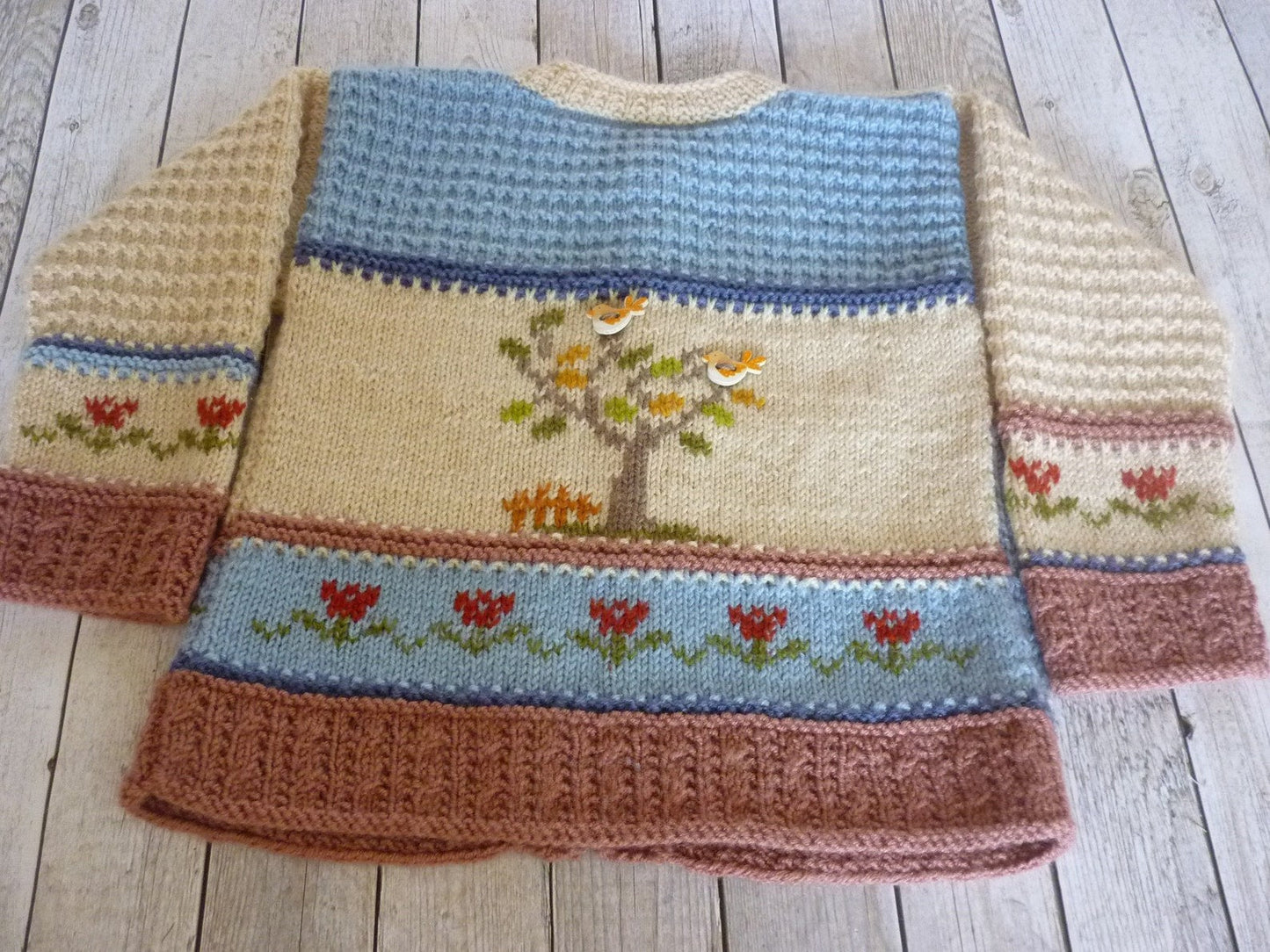 Cardigan Robin Knitting Pattern