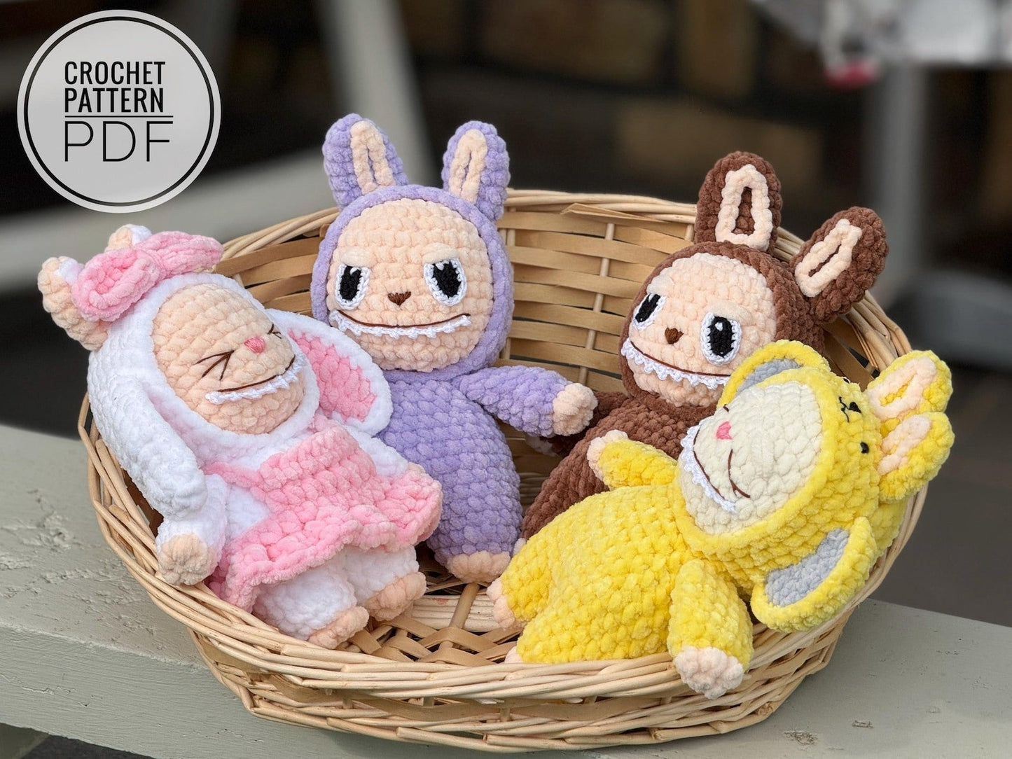 Labubu Plush Toy Crochet Pattern