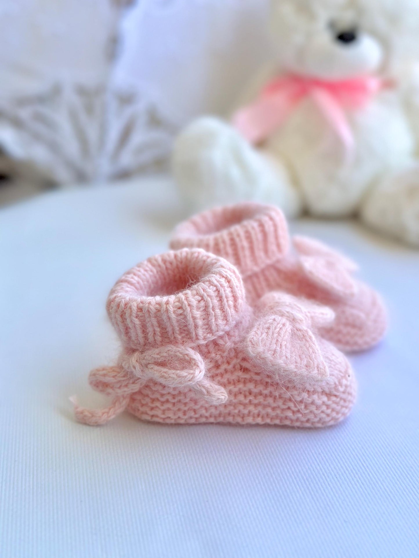 Easy Baby Booties Knitting Pattern